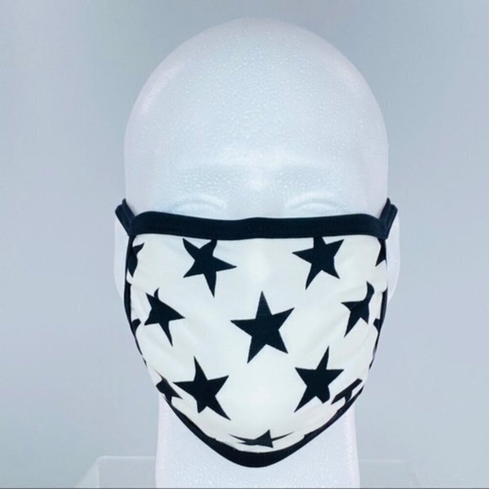 WASHABLE POLY & COTTON MASK  New In Package • 27 P